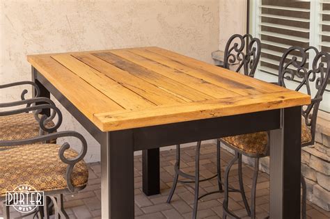 hightop table with cabinet base